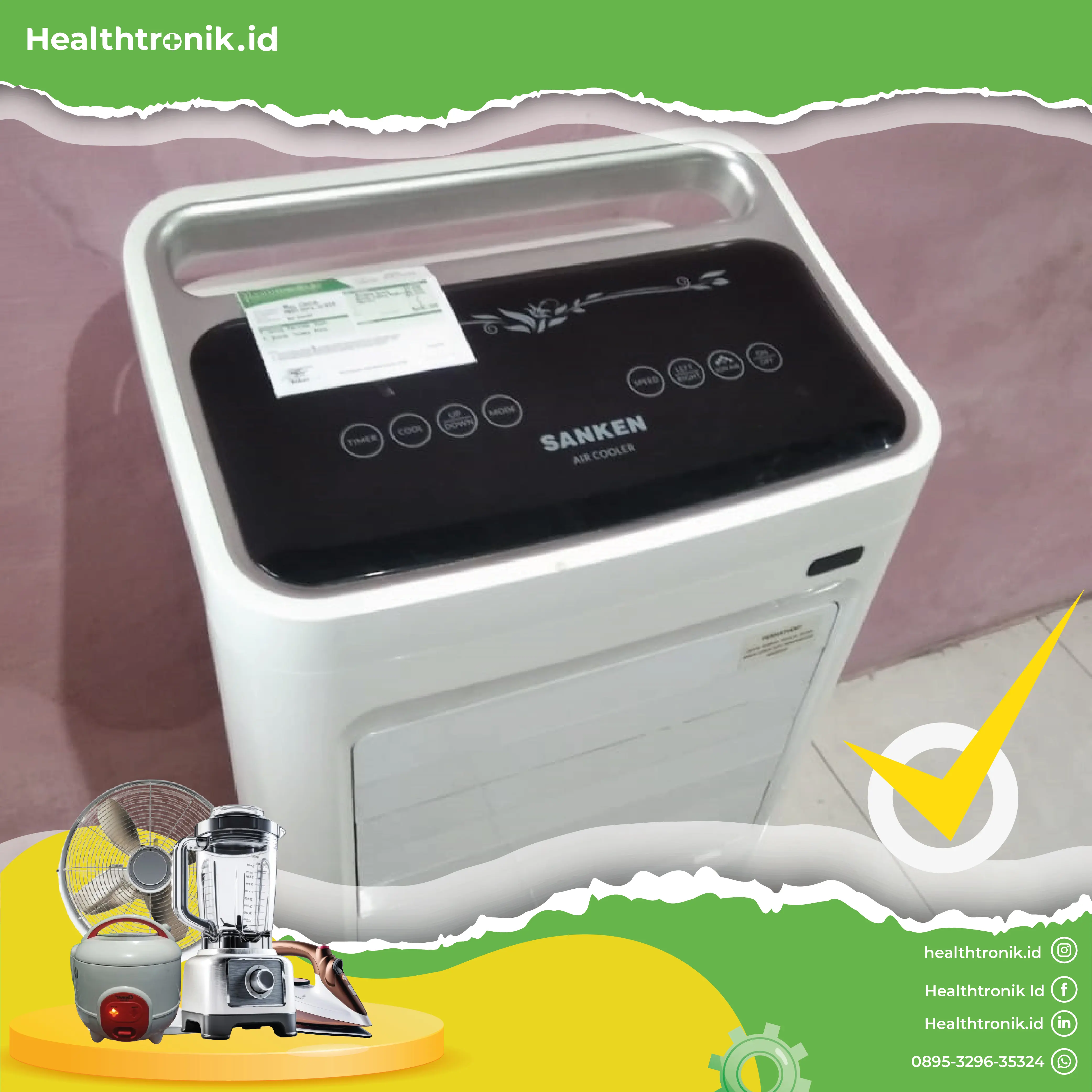 perbaikan aircooler healthtronik