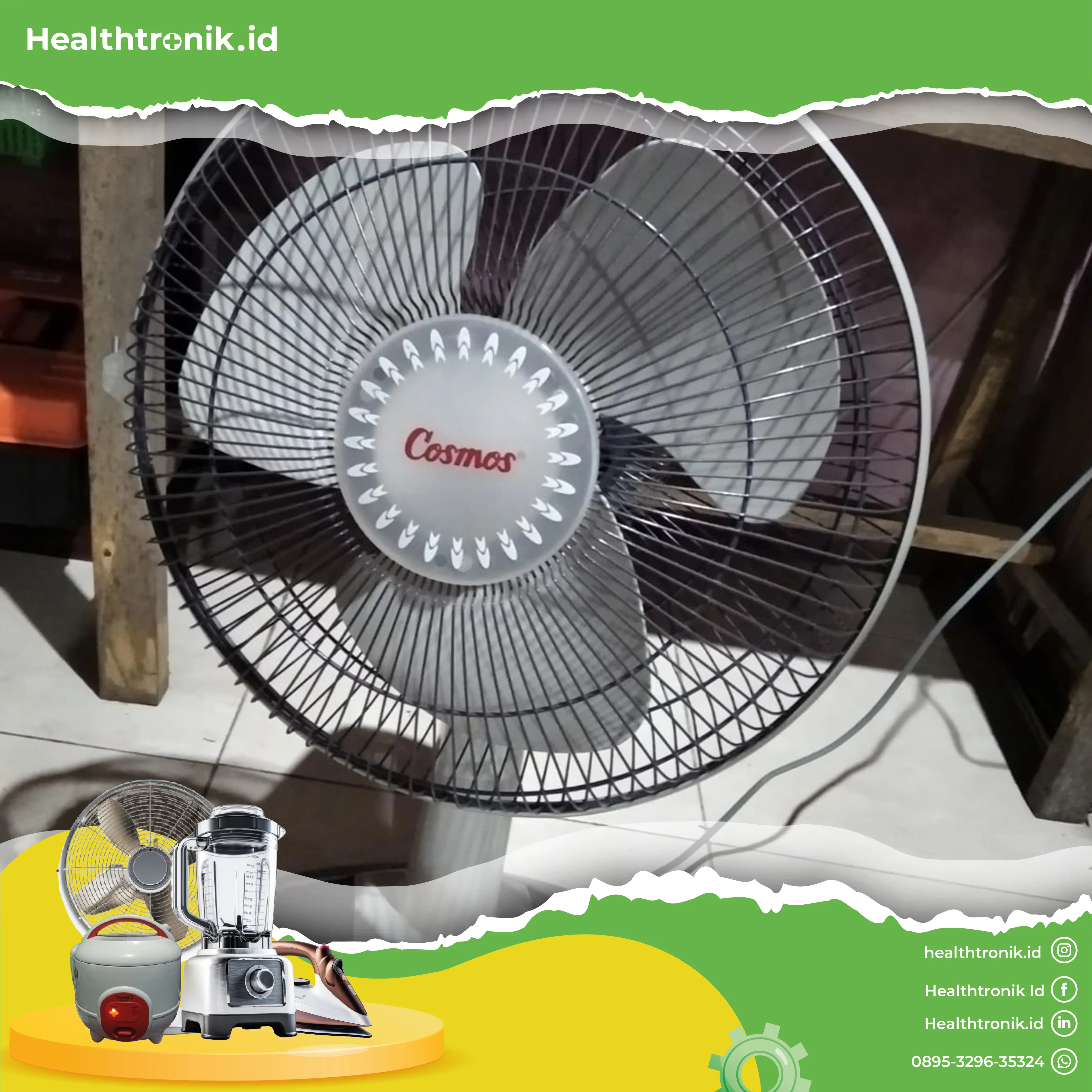 service kipas angin healthtronik
